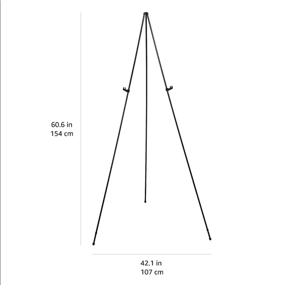 Black metal easels (2) - Picture 7 of 7